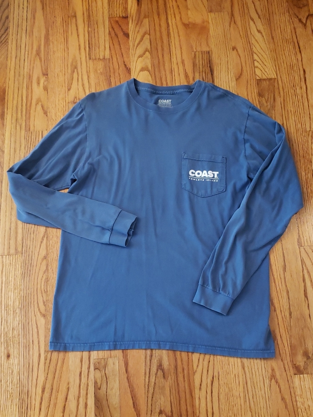 Coast Long Sleeve Blue Shirt Size: L